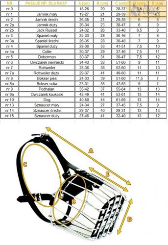 Kaganiec ze skóry i metalu chromowanego dla psa Dingo nr.9 Podhalan 55-64cm na Arena.pl