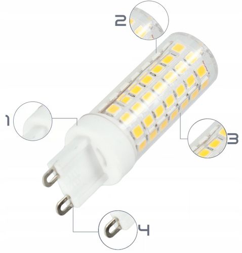 Żarówka G9 LED 5W 475lm BARWA BIAŁA NEUTRALNA na Arena.pl