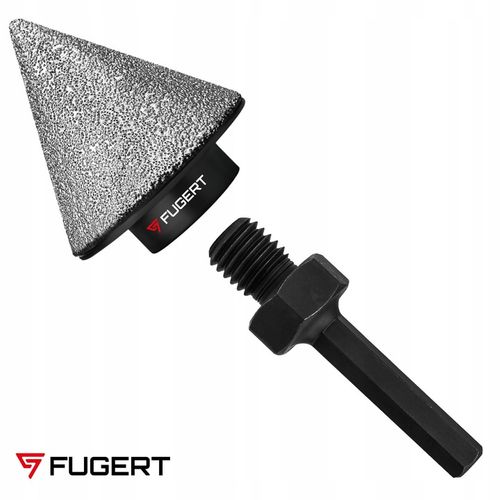 OTWORNICA DIAMENTOWA KORONKA DO GRESU PŁYTEK ZESTAW 6-68MM STOŻEK + na Arena.pl