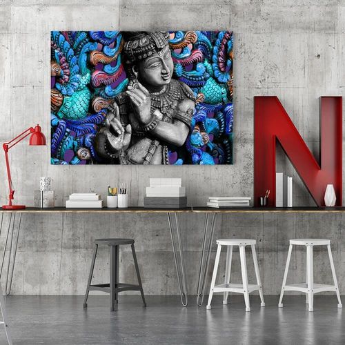 Obraz na płótnie - Canvas, Budda na mozaikowym tle 2 90x60 na Arena.pl