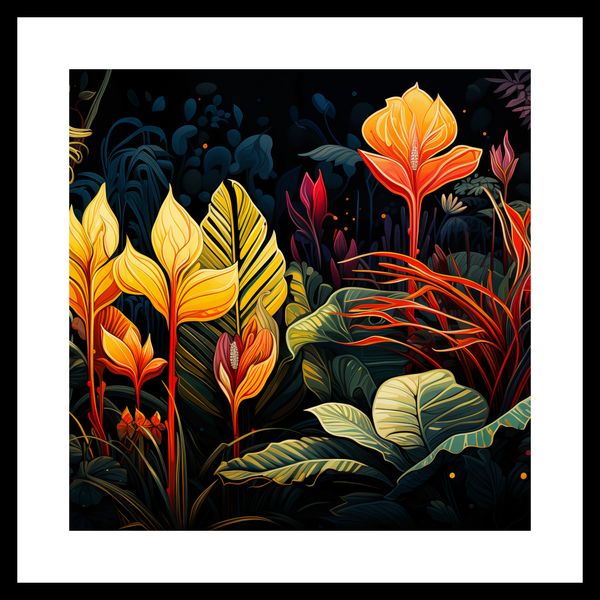 Plakat 40x40cm Tropikalna Symfonia zdjęcie 3