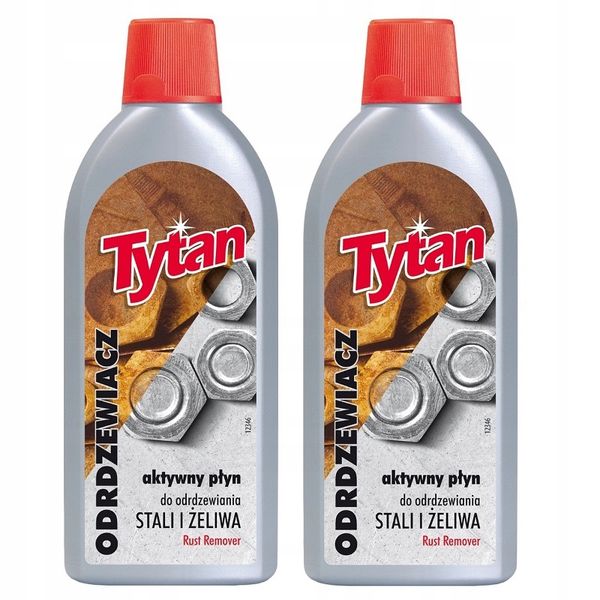 Odrdzewiacz do stali i żeliwa Tytan 2x500g zdjęcie 1