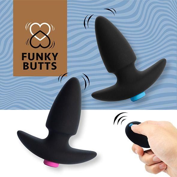 Feelztoys - Funkybutts Remote Controlled Butt Plug Set For Couples zdjęcie 1