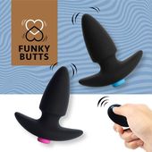 Feelztoys - Funkybutts Remote Controlled Butt Plug Set For Couples