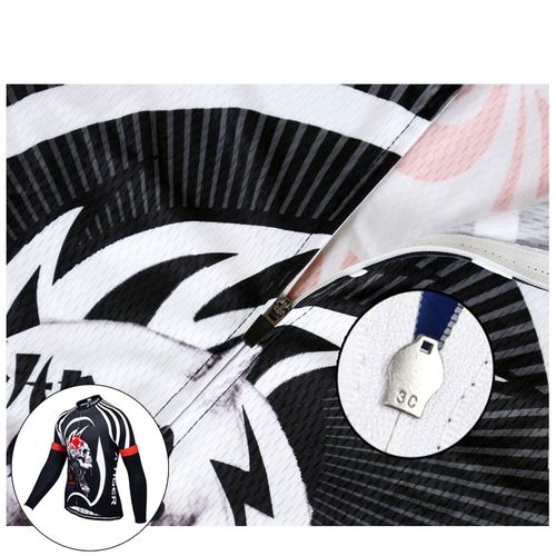 Bluza Do Jazdy Na Rowerze Z Odblaskami Męska Rozpinana Wiosenna Ciepła XL na Arena.pl