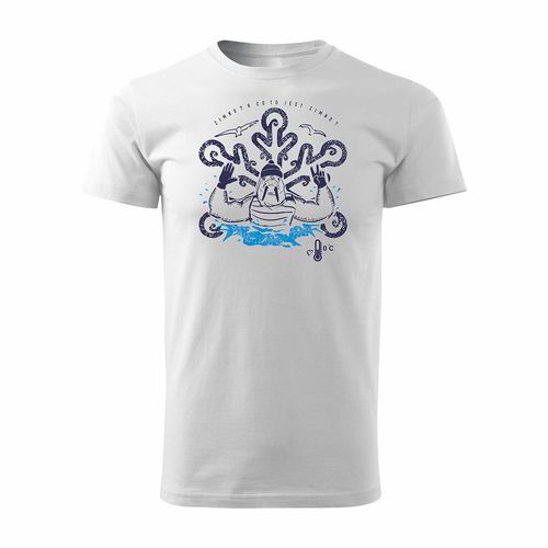 Koszulka dla morsa z morsem morsowanie mors męska biała REGULAR M na Arena.pl