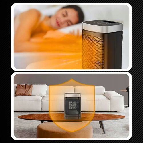 TERMOWENTYLATOR GRZEJNIK ELEKTRYCZNY FARELKA 1500W TIMER OSCYLACJA + na Arena.pl