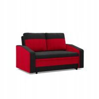 Kanapa Adams Group ORION 148 x 87 cm welur czarny