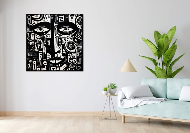 Plakat 100x100cm Labirynt Myśli zdjęcie 4