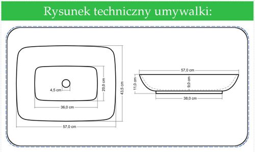 Umywalka Ceramiczna Alice na Arena.pl