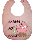 Śliniaczek Bawełniany Ładna po Mamie