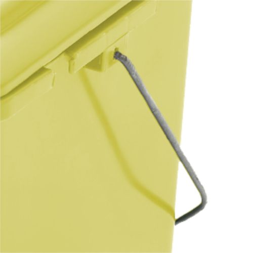 Kosz pojemnik do segregacji sortowania śmieci i odpadków - żółty 10L na Arena.pl