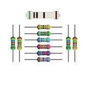 10x rezystor 510 Ohm tolerancja 1% moc 1/4W 510R