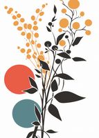 Plakat 25x35cm Rozkwitające Życie