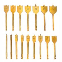 Zestaw Wierteł Łopatkowych do Drewna 6-38 mm 16 Sztuk Kraft&Dele