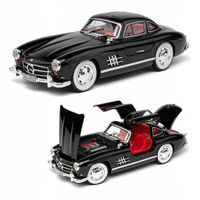 METALOWY MODEL SAMOCHODU MERCEDES-BENZ 300SL GULLWING 1:24 RETRO PREZENT