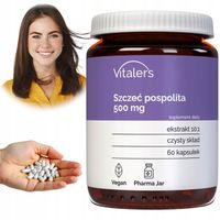 Szczeć Pospolita Ekstrakt 500 mg Vitaler's Teasel Root Borelioza 60 kaps
