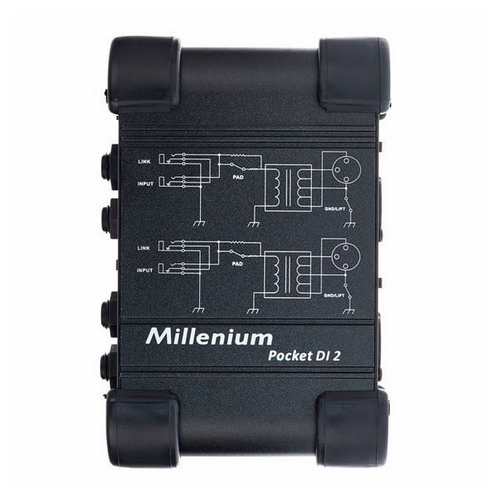 Pasywny 2-kanałowy moduł DI Box Dual/Mono Millenium Pocket DI 2 na Arena.pl