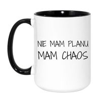 Duży Biało-Czarny 450 ml