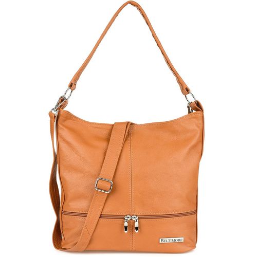 Camel skórzana listonoszka dwa paski torebka damska Beltimore I66 na Arena.pl