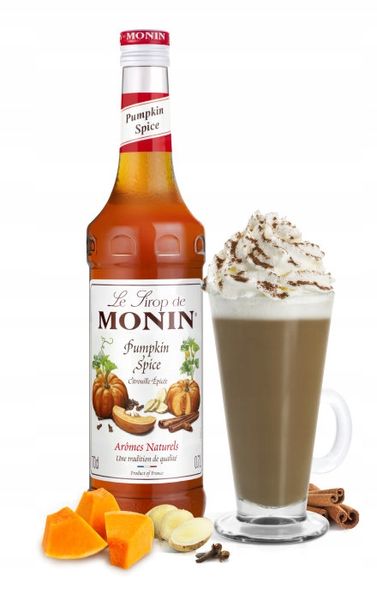 Syrop smakowy MONIN PUMPKIN SPICE-korzenno-dyniowy zdjęcie 2