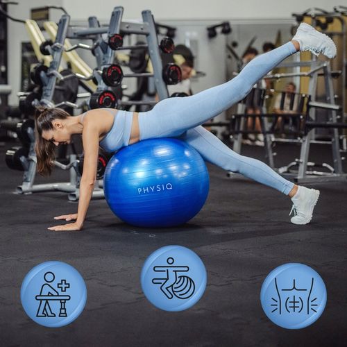 PIŁKA GIMNASTYCZNA DO SIEDZENIA ĆWICZEŃ FITNESS REHABILITACYJNA 65cm na Arena.pl