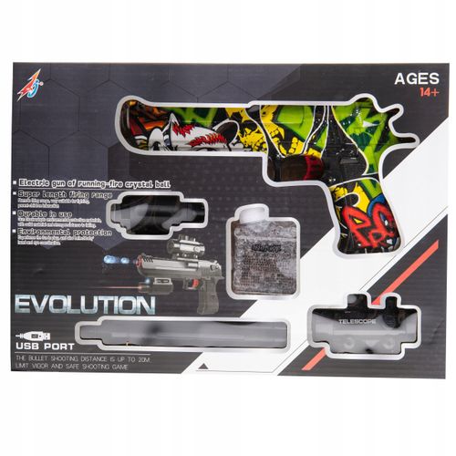 BEZPIECZNY pistolet karabin automat KULKI ŻELOWE na Arena.pl