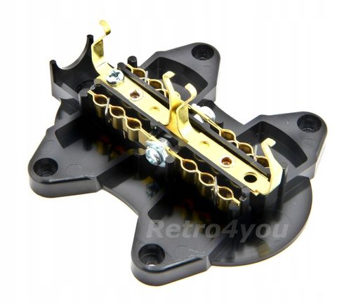 Gniazdko Gniazdo natynkowe podwojne czarne retro PRL loft na Arena.pl