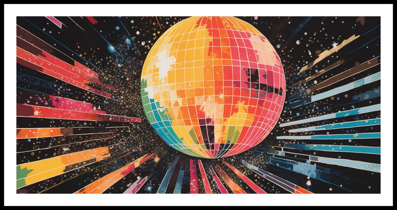 Plakat 91,3x44,5cm Disco Gra! zdjęcie 3