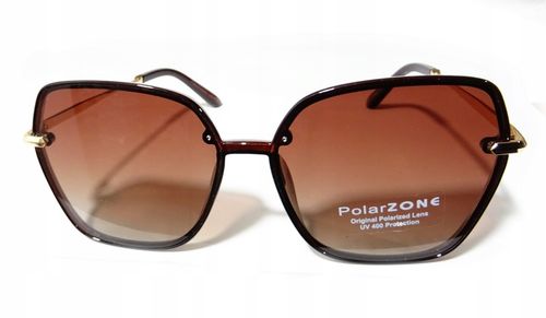 OKULARY PolarZONE MARKOWE DAMSKIE POLARYZACYJNE PRZECIWSŁONECZNE ETUI na Arena.pl