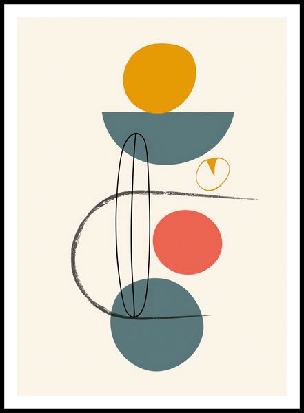 Plakat 64x90cm Równe Kompozycje zdjęcie 3