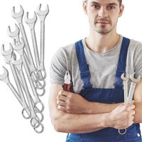 Klucz płasko-oczkowy  6 mm (10x) ZESTAW UNIWERSALNY