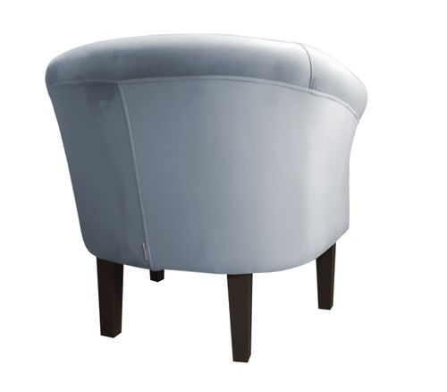 Fotel Milo nogi 20cm venge szary błękit BL06 na Arena.pl