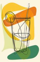 Plakat 56,6x86,4cm Koktajl Artystyczny