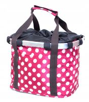 TORBA KOSZYK do ROWERU rowerowy PIKNIK MALINOWY