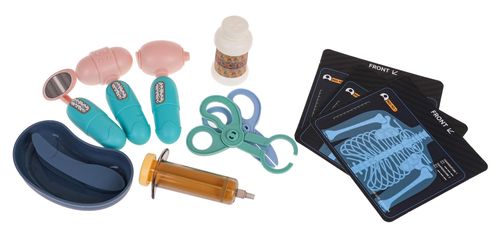 Zestaw Lekarza Z Ekg + Akcesoria Niebieski na Arena.pl