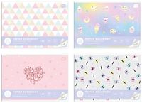 ZESZYT PAPIERÓW KOLOROWYCH A4 10 PASTEL INTERDRUK