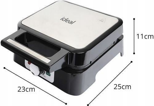 GOFROWNICA IDEAL 2DUŻE CHRUPIĄCE GOFRY MOCNA 2000W NIEPRZYWIERAJĄCA na Arena.pl