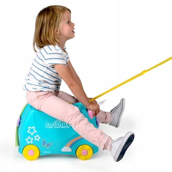 TRUNKI JEŻDŻĄCA WALIZECZKA JEŹDZIK 2w1 WALIZKA DLA DZIECKA zdjęcie 14