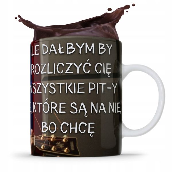 Kubek Politycy Morawiecki Gitara Pis Ile Dałbym Z Nadrukiem Ze Zdjęciem zdjęcie 1