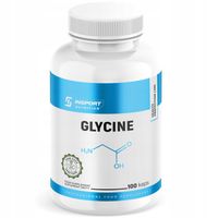 GLICYNA 900mg 100 kap Glycine SPOKÓJ Układ Nerwowy STRES MIĘŚNIE | INSPORT