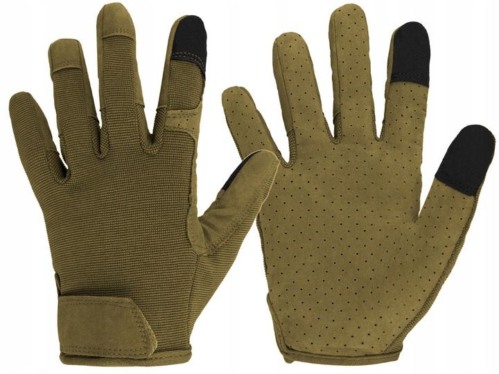 Rękawice rękawiczki taktyczne strzeleckie Mil-Tec Touch olive M zdjęcie 1