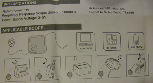 MUSTICKER MAGICZNY GŁOŚNIK JACK 3,5mm na Arena.pl