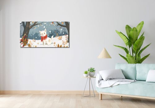 Obraz 100x50cm Śnieżny Kompan na Arena.pl