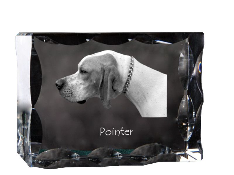 Pointer I ramka kryształowa z psem Art-Dog zdjęcie 2