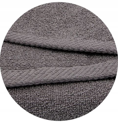 RĘCZNIK KĄPIELOWY bawełniany GRUBY ręcznik HOTELOWY SPA CZARNY 70x140 na Arena.pl