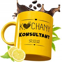 Złoty Kubek Premium Dla Konsultanta Prezent Z Nadrukiem Ze Zdjęciem