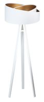 Lampa stojąca GEMSTONE biała/złota