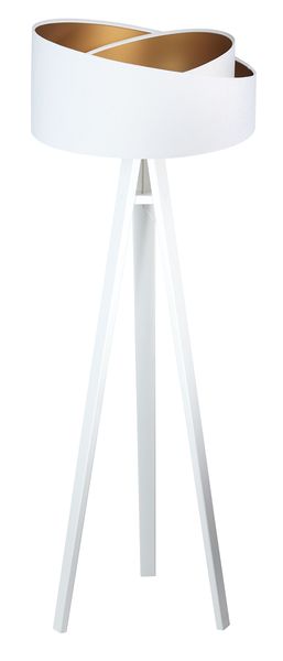 Lampa stojąca GEMSTONE biała/złota zdjęcie 1