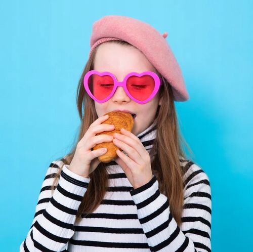 OKULARY SERCA SERDUSZKA RÓŻOWE WALENTYNKI na Arena.pl